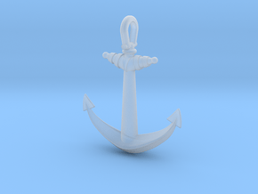 Anchor V2 (Big) in Clear Ultra Fine Detail Plastic