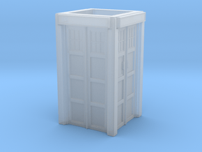 The Physician's Blue Box in 1/35 scale (walls only in Clear Ultra Fine Detail Plastic