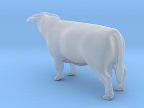 Hereford Bull in Clear Ultra Fine Detail Plastic