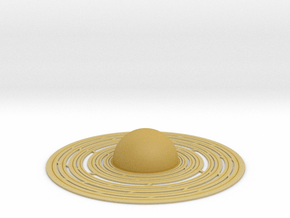 Saturn in Tan Fine Detail Plastic
