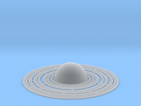 Saturn in Clear Ultra Fine Detail Plastic