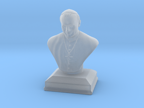 Pope John Paul 2  in Clear Ultra Fine Detail Plastic