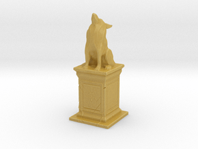 Wolf Statue in Tan Fine Detail Plastic