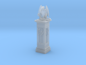 Gargoyle Statue in Clear Ultra Fine Detail Plastic