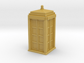 The Physician's Blue Box in 1/32 scale (complete) in Tan Fine Detail Plastic