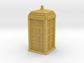 The Physician's Blue Box in 1/48 scale (complete) in Tan Fine Detail Plastic