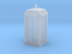 The Physician's Blue Box in 1/48 scale (complete) in Clear Ultra Fine Detail Plastic