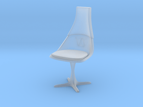 TOS Chair 115 1:12 Scale 6" in Clear Ultra Fine Detail Plastic