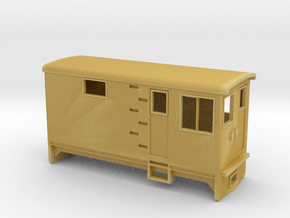 HOn30 Electric Boxcab Locomotive (Kate 1) in Tan Fine Detail Plastic