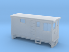 HOn30 Electric Boxcab Locomotive (Kate 1) in Clear Ultra Fine Detail Plastic