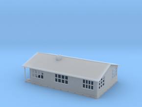 1:120 weatherboard house in Clear Ultra Fine Detail Plastic