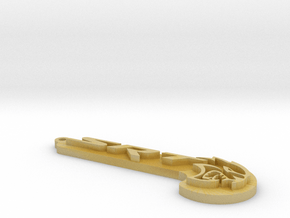 SRT Hellcat Keychain in Tan Fine Detail Plastic