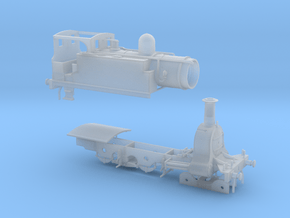 N. L. R. outside cylinder 440 tank loco (small cab in Clear Ultra Fine Detail Plastic