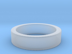 Basic Ring US6 in Clear Ultra Fine Detail Plastic