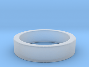 Basic Ring US7 1/4 in Clear Ultra Fine Detail Plastic