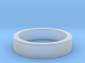 Basic Ring US8 in Clear Ultra Fine Detail Plastic