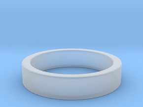Basic Ring US10 in Clear Ultra Fine Detail Plastic