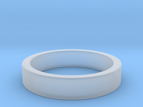 Basic Ring US11 in Clear Ultra Fine Detail Plastic