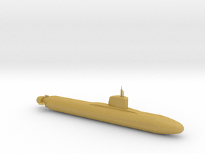 Barracuda Class Submarine Model (1/600) in Tan Fine Detail Plastic