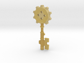 Key Of Clock Tower ver.1 in Tan Fine Detail Plastic