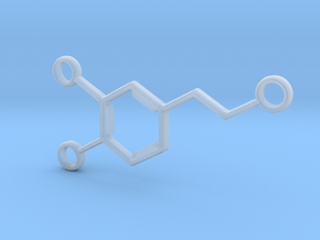 01_Dopamine_Pendant in Clear Ultra Fine Detail Plastic