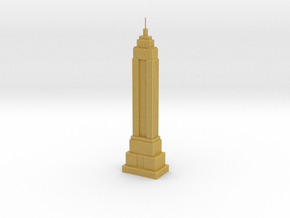 Empire State Building Model (1/2000) in Tan Fine Detail Plastic