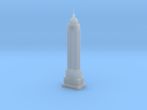 Empire State Building Model (1/2000) in Clear Ultra Fine Detail Plastic
