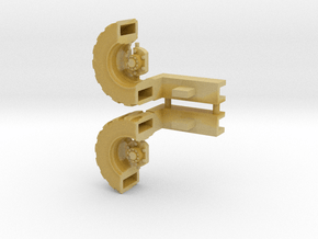Ultra Magnus Arm Wheels (Deep Version) in Tan Fine Detail Plastic