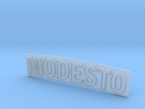 MODESTO ARCH SIGN 1:48 in Clear Ultra Fine Detail Plastic