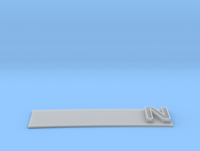 "N" Modesto Arch Alternate Slogan 1:48 in Clear Ultra Fine Detail Plastic
