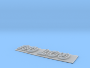 "GOT OU" Modesto Arch Alternative Slogan 1:48 in Clear Ultra Fine Detail Plastic