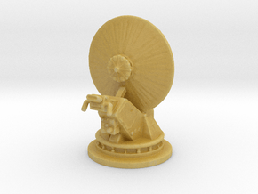 Dish Turret 1:270 in Tan Fine Detail Plastic