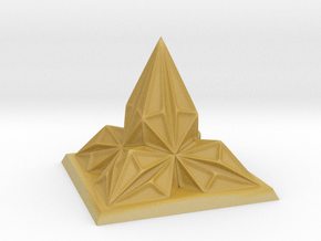 Pyramid Arcology in Tan Fine Detail Plastic