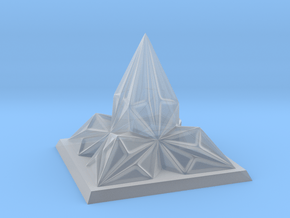 Pyramid Arcology in Clear Ultra Fine Detail Plastic