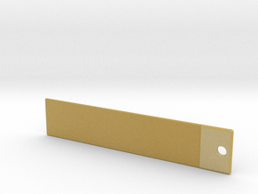 DRAW bookmark - plain vanilla in Tan Fine Detail Plastic
