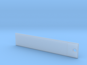 DRAW bookmark - plain vanilla in Clear Ultra Fine Detail Plastic
