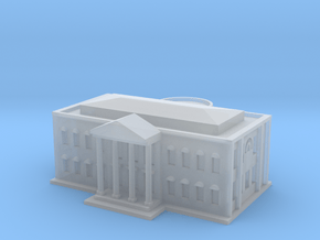 White House (1/1000 Scale Model) in Clear Ultra Fine Detail Plastic