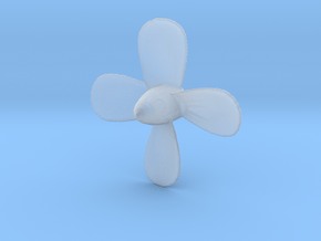 Titanic Propeller 4-Bladed - Scale 1:350 in Clear Ultra Fine Detail Plastic