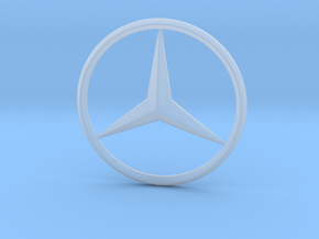 Mercedes logo For Printing in Clear Ultra Fine Detail Plastic