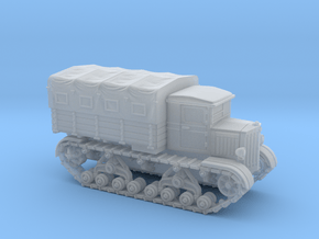 Voroshilovetz Tractor (15mm, with Canopy) in Clear Ultra Fine Detail Plastic