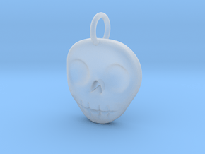 Skull Necklace/Earring pendant in Clear Ultra Fine Detail Plastic