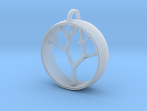 Natural Collection - Tree Pendant in Clear Ultra Fine Detail Plastic