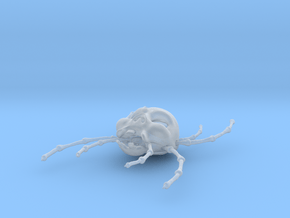 Skull tarantula in Clear Ultra Fine Detail Plastic
