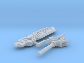 Large Astro Sword in Clear Ultra Fine Detail Plastic