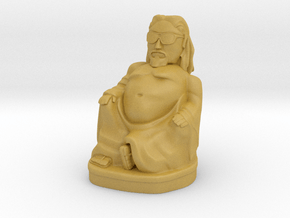 Dude Buddha 2in Printing Ready in Tan Fine Detail Plastic