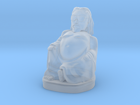 Dude Buddha 2in Printing Ready in Clear Ultra Fine Detail Plastic