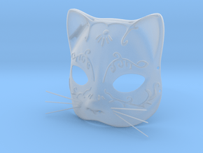 Splicer Mask Cat (Womens Size) in Clear Ultra Fine Detail Plastic