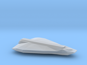Gargantua-Class Shuttlecraft in Clear Ultra Fine Detail Plastic