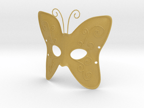 Splicer Mask Butterfly in Tan Fine Detail Plastic