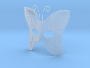 Splicer Mask Butterfly in Clear Ultra Fine Detail Plastic